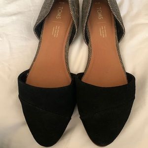 Toms flats women size 10W